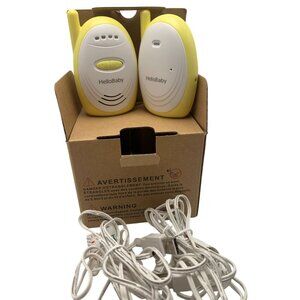 HelloBaby HB178 Audio Baby Monitor With Two-Way Talk & VOX Mode Includes Box & C